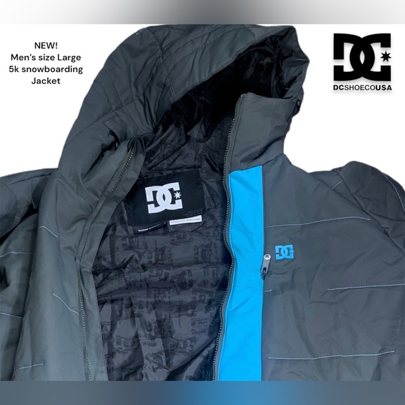 New! DC shoes 5k snowboarding jacket size Large - Picture 1 of 14